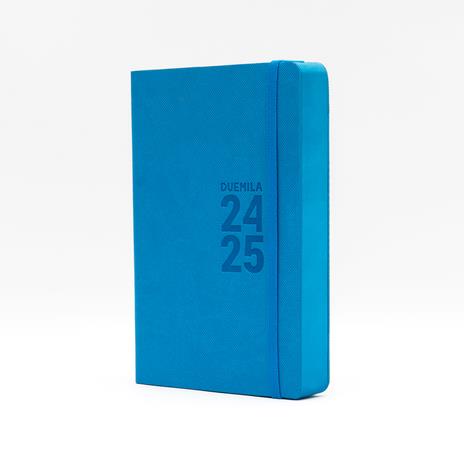 Agenda 16 mesi Monobloc 2024-25 InTempo, giornaliera, Azzurro - 12 x 17 cm