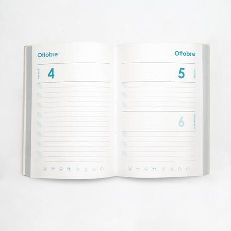 Agenda 16 mesi Monobloc 2024-25 InTempo, giornaliera, Azzurro - 12 x 17 cm - 3