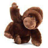 Gorilla Di Peluche Marrone 35Cm