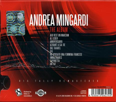 The Album - CD Audio di Andrea Mingardi - 2