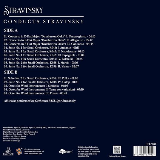 Stravinsky Conducts Stravinsky - Vinile LP di Igor Stravinsky - 2