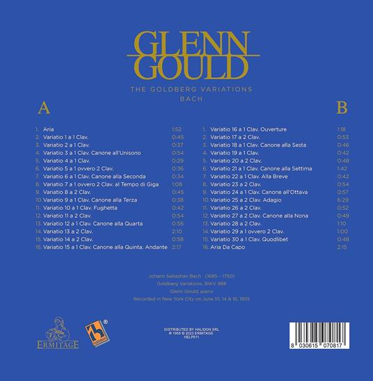 Glenn Gould - Vinile LP di Glenn Gould - 2