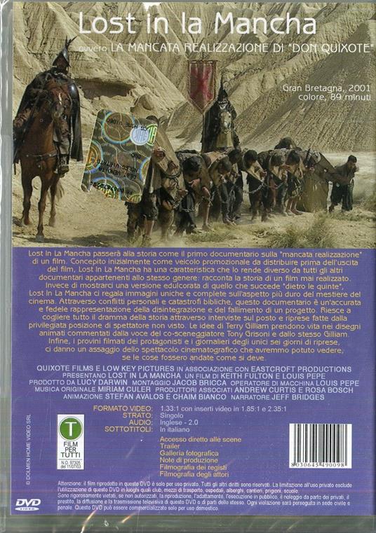 Lost In La Mancha di Keith Fulton,Louis Pepe - DVD - 2