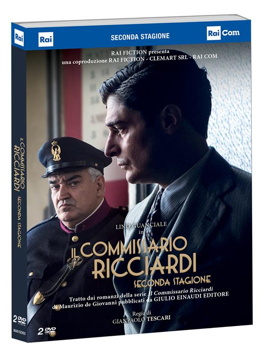 Il commissario Ricciardi. Stagione 2. Serie TV ita (2 DVD) - DVD - Film di  Gianpaolo Tescari Giallo | IBS