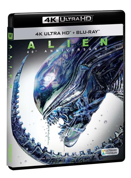 Alien (Blu-ray + Blu-ray Ultra HD 4K) di Ridley Scott - Blu-ray + Blu-ray Ultra HD 4K