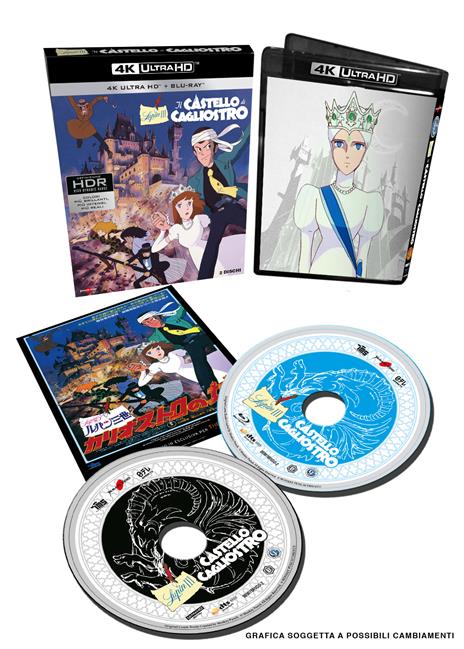 Lupin III. Il castello di Cagliostro (Blu-ray + Blu-ray Ultra HD 4K) di Hayao Miyazaki - Blu-ray + Blu-ray Ultra HD 4K - 2