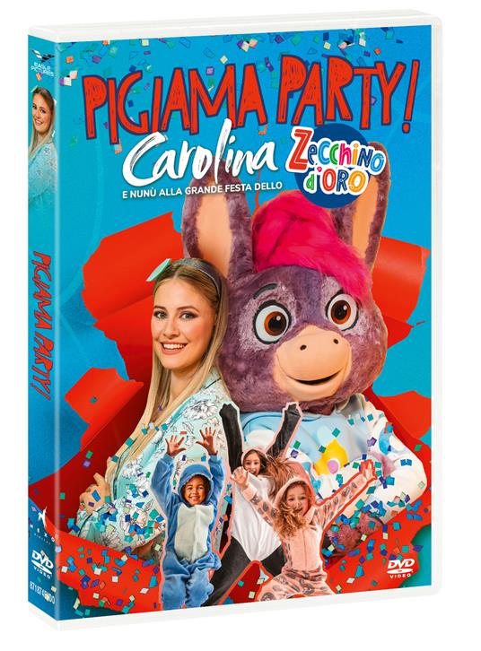 Pigiama party Carolina e Nunù alla grande festa dello Zecchino d'Oro (DVD) di Francesco Di Giorgio - DVD