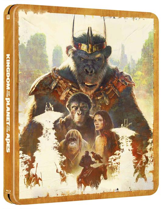 Il regno del pianeta delle scimmie. Steelbook (Blu-ray + Blu-ray Ultra HD 4K) di Wes Ball - Blu-ray + Blu-ray Ultra HD 4K
