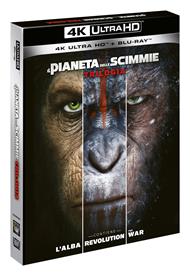 Cofanetto Il pianeta delle scimmie. Trilogia (3 Blu-ray Ultra HD 4K)