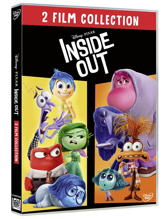 Cofanetto Inside Out 1-2 (2 DVD) di Pete Docter,Ronnie Del Carmen,Kelsey Mann