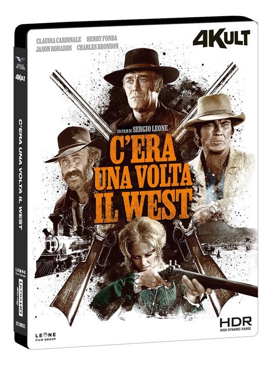 C'era una volta il West. "4Kult" + Card Numerata (Blu-ray + Blu-ray Ultra HD 4K) di Sergio Leone - Blu-ray + Blu-ray Ultra HD 4K