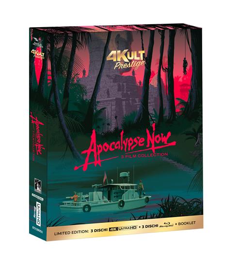Apocalypse Now "4Kult Prestige" Numerato (3 Blu-ray + 3 Blu-ray Ultra HD 4K) di Francis Ford Coppola - Blu-ray + Blu-ray Ultra HD 4K
