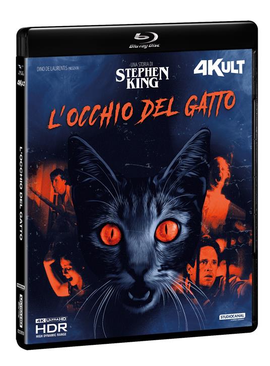 L' occhio del gatto. "4Kult" + Card Numerata (Blu-ray + Blu-ray Ultra HD 4K) di Lewis Teague - Blu-ray + Blu-ray Ultra HD 4K