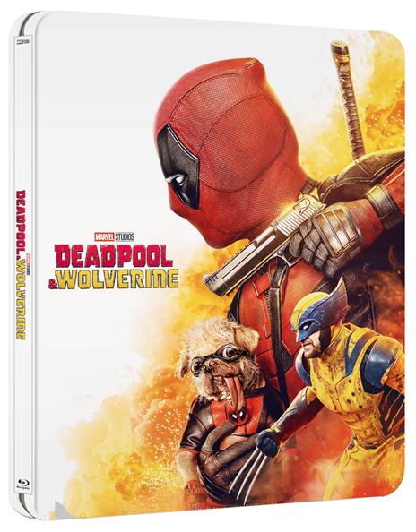 Deadpool & Wolverine. Steelbook Deadpool (Blu-ray + Blu-ray Ultra HD 4K) di Shawn Levy - Blu-ray + Blu-ray Ultra HD 4K