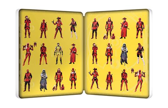 Deadpool & Wolverine. Steelbook Deadpool (Blu-ray + Blu-ray Ultra HD 4K) di Shawn Levy - Blu-ray + Blu-ray Ultra HD 4K - 3