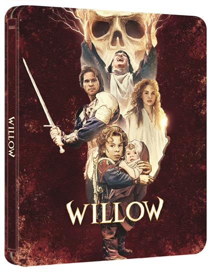 Willow. Steelbook (Blu-ray + Blu-ray Ultra HD 4K) di Ron Howard - Blu-ray + Blu-ray Ultra HD 4K