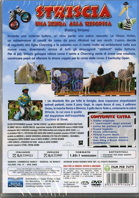 Striscia, una zebra alla riscossa di Frederik Du Chau - DVD - 2