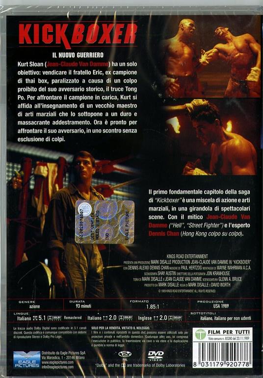 Kickboxer. Il nuovo guerriero di Mark Disalle - DVD - 2