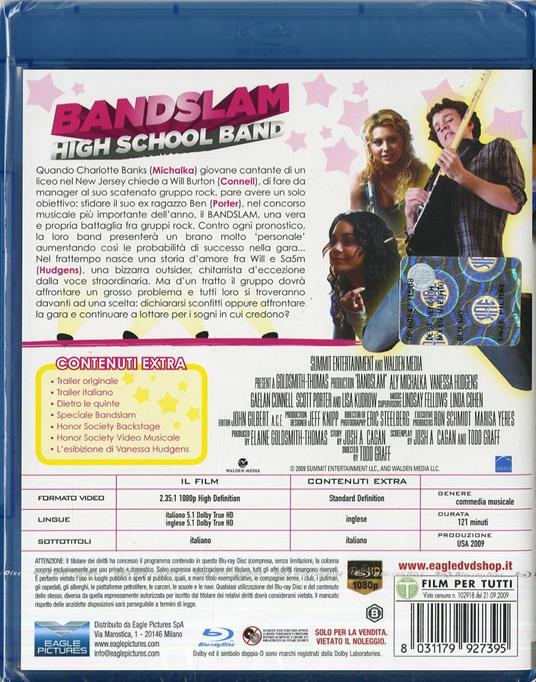 Bandslam. High School Band - Blu-ray - Film di Todd Graff Commedia