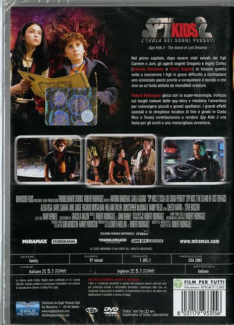 Spy Kids 2. L'isola dei sogni perduti di Robert Rodriguez - DVD - 2