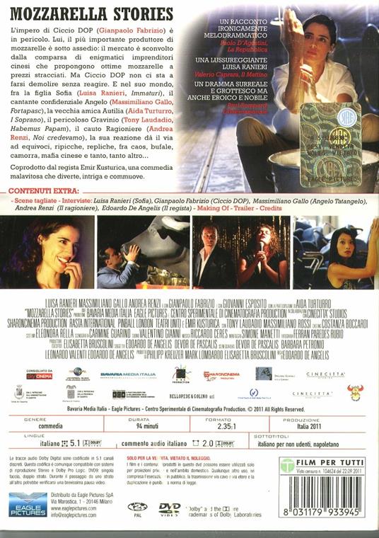 Mozzarella Stories di Edoardo De Angelis - DVD - 2