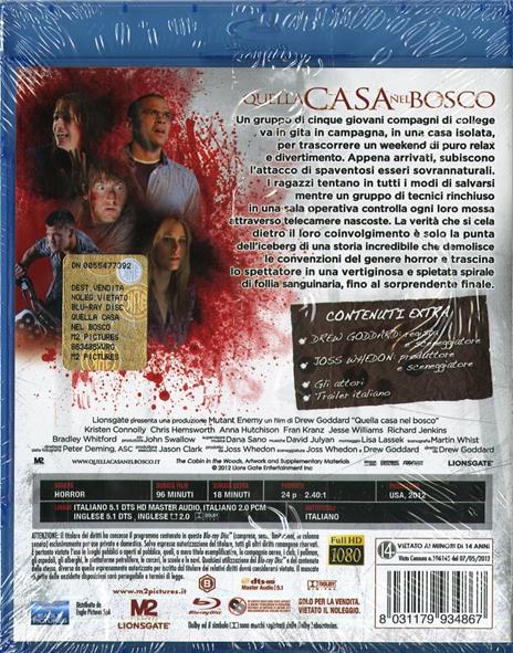 Quella casa nel bosco di Drew Goddard - Blu-ray - 2