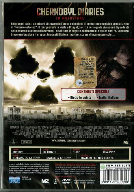 Chernobyl Diaries di Brad Parker - DVD - 2