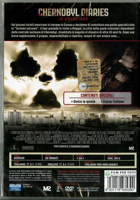 Chernobyl Diaries - DVD - Film di Brad Parker Fantastico | IBS