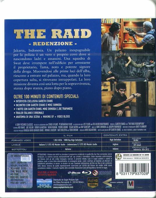 The Raid. Redenzione di Gareth Evans - Blu-ray - 2