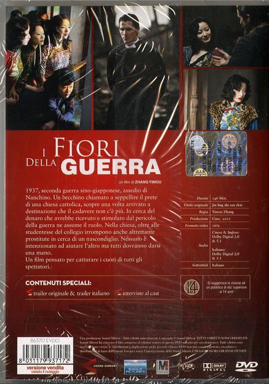 I fiori della guerra - DVD - Film di Zhang Yimou Drammatico | IBS