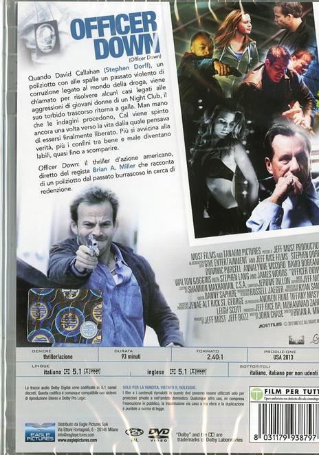 Officer Down di Brian A. Miller - DVD - 2