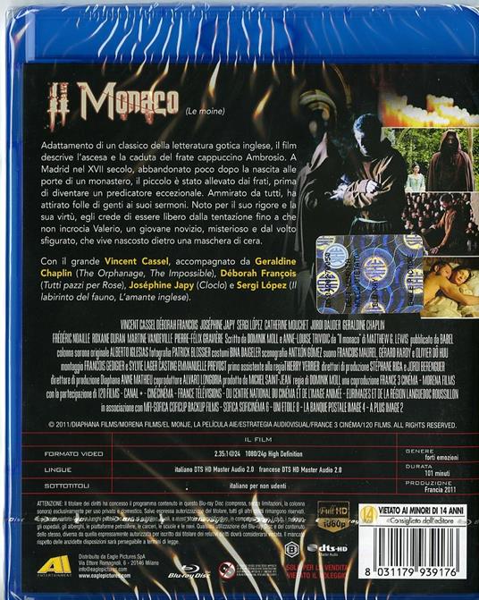 Il monaco di Dominik Moll - Blu-ray - 2