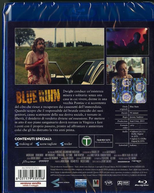 Blue Ruin di Jeremy Saulnier - Blu-ray - 2