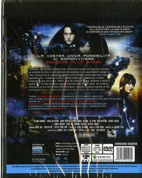 Gantz. L'inizio di Shinsuke Sato,Earl Palma - Blu-ray - 2