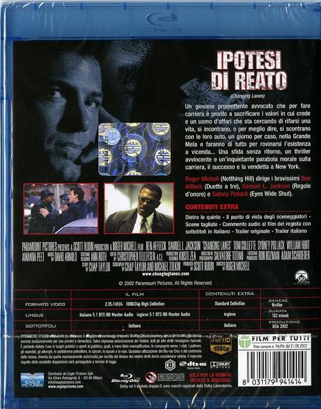 Ipotesi di reato di Roger Michell - Blu-ray - 2