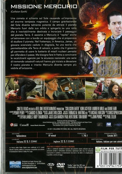 Missione Mercurio di Paul Ziller - DVD - 2