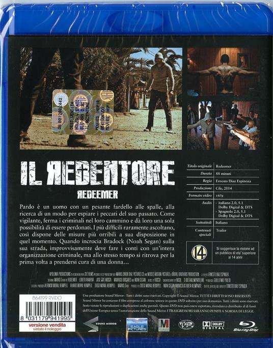 Il redentore. Redeemer di Ernesto Díaz Espinoza - Blu-ray - 2