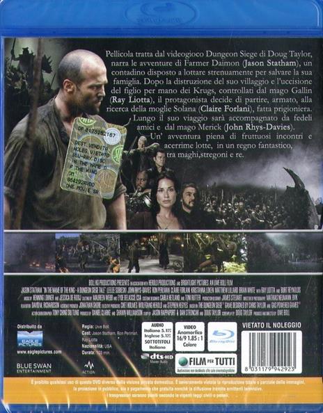 In the Name of the King di Uwe Boll - Blu-ray - 2