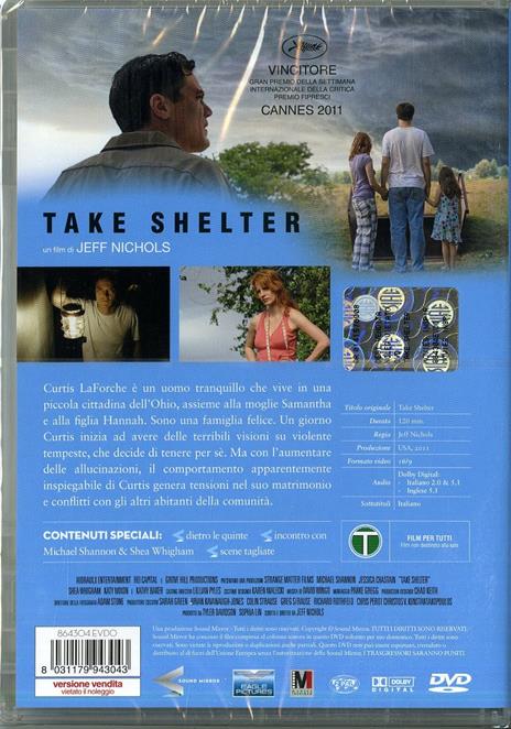 Take Shelter di Jeff Nichols - DVD - 2