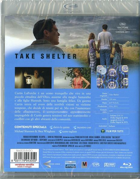 Take Shelter di Jeff Nichols - Blu-ray - 2