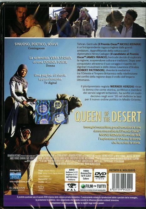 Queen of the Desert (DVD) - DVD - Film di Werner Herzog Drammatico | IBS