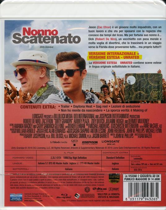 Nonno scatenato (Blu-ray) - Blu-ray - Film di Dan Mazer Commedia | IBS