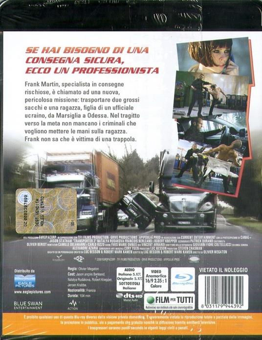 Transporter 3 (Blu-ray) di Olivier Megaton - Blu-ray - 2