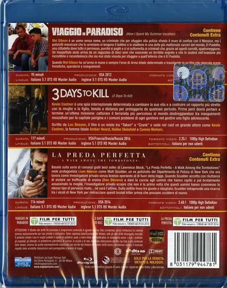 Azione 3. Limited Edition (3 Blu-ray) di Scott Frank,Adrian Grunberg,McG - 2