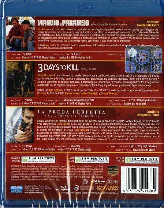 Azione 3. Limited Edition (3 Blu-ray) di Scott Frank,Adrian Grunberg,McG - 2