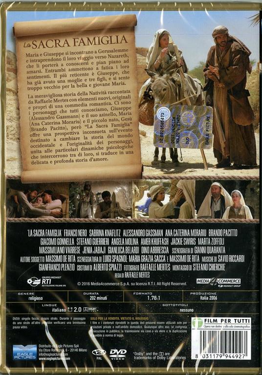 La sacra famiglia di Raffaele Mertes - DVD - 2