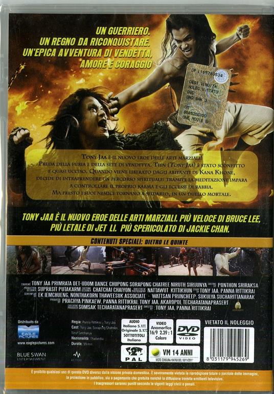 Ong Bak 3 - DVD - Film di Tony Jaa , Panna Rittikrai Avventura | IBS