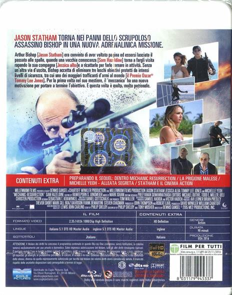 Mechanic: Resurrection (Blu-ray) di Dennis Gansel - Blu-ray - 10