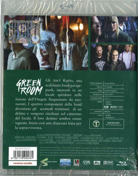 Green Room (Blu-ray) di Jeremy Saulnier - Blu-ray - 2