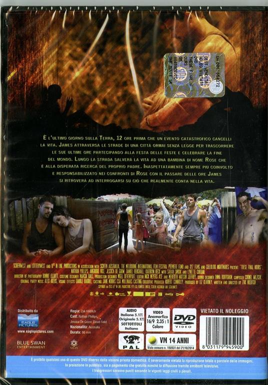 These Final Hours. 12 ore alla fine di Zak Hilditch - DVD - 2